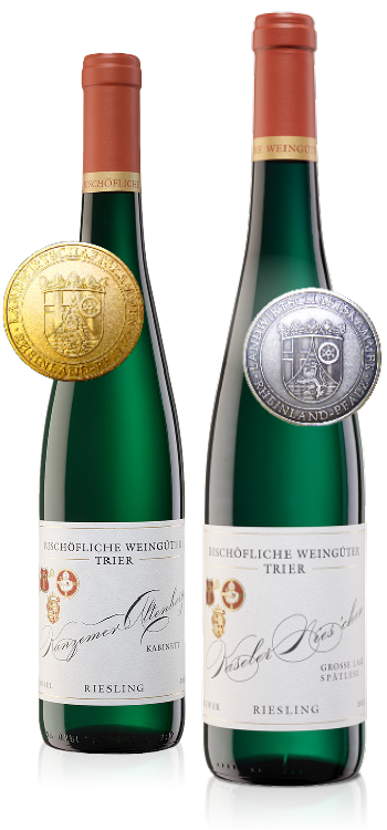 Ausgezeichnet 2 x 3 Flaschen Riesling fruchtig 